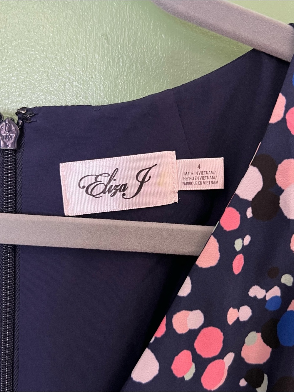 Eliza J Scatter Polka dot Dress Size 4 - Picture 6 of 10